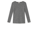 By Basics - 4002 shirt r-neck l/s - dawn grey/caviar