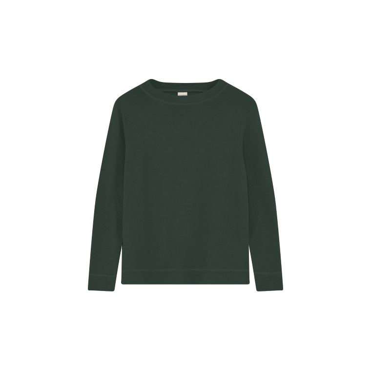 By Basics - 4068 sweather w/small turtleneck l/s - granite