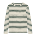 By Basics - 4068 sweather w/small turtleneck l/s - raw white/granite