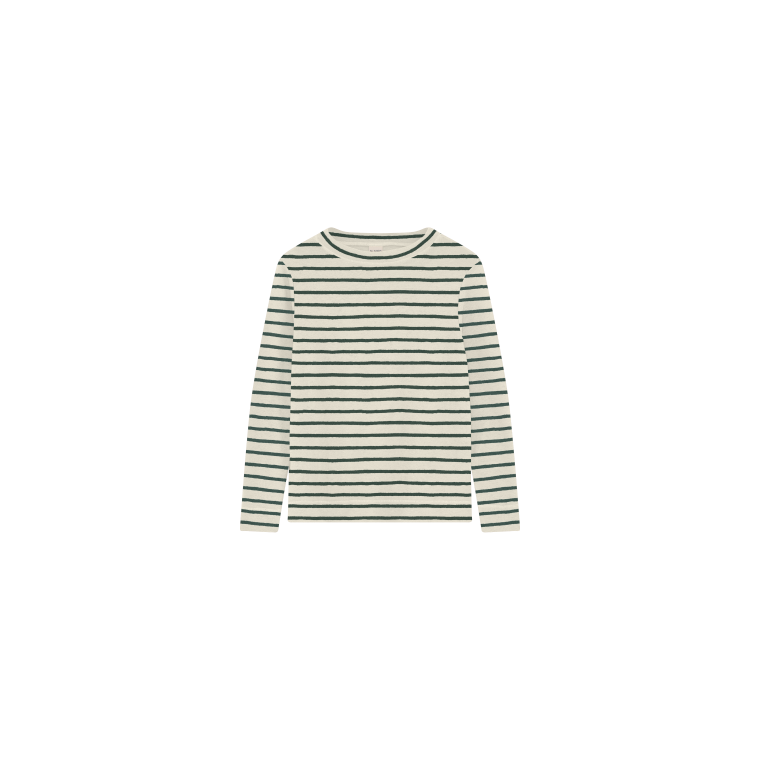 By Basics - 4068 sweather w/small turtleneck l/s - raw white/granite