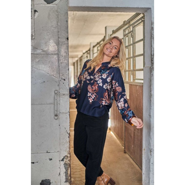 BLACK COLOUR - BCMEMPHIS barrel pant - Black