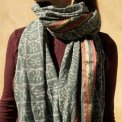 Craft Sisters - Bagru Scarf - Dusty Green - 228