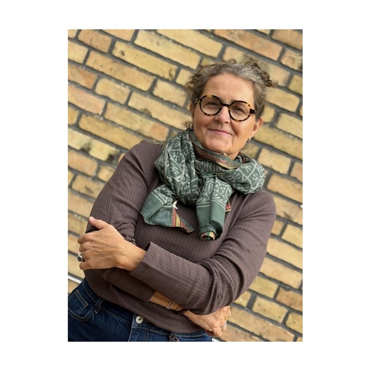 Craft Sisters - Bagru Scarf - Dusty Green - 228
