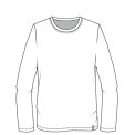 By Basics - 4030 shirt l/s w/collar pannel - til herrer - steel grey mel/asphalt