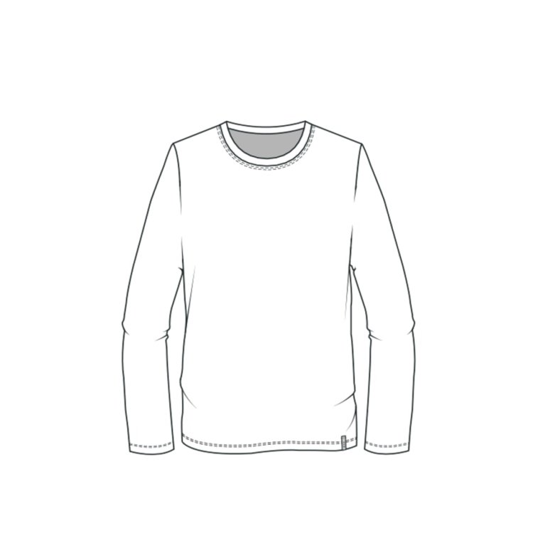 By Basics - 4030 shirt l/s w/collar pannel - til herrer - steel grey mel/asphalt