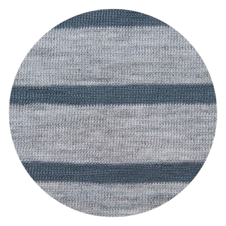 By Basics - 1049 bow scarf raw edged - steel grey mel/asphalt