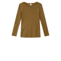 By Basics - 4002 Shirt R-Neck L/S - Bronze