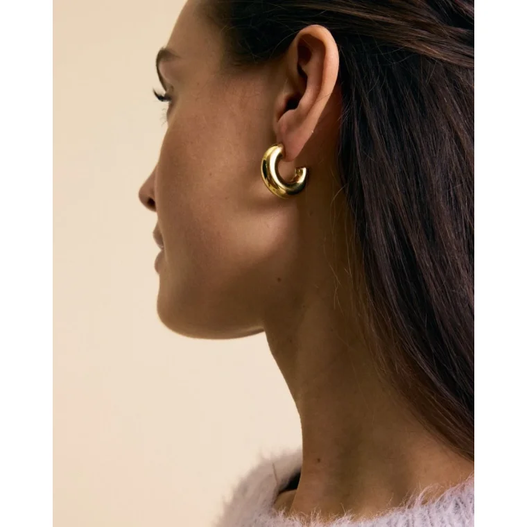 EDBLAD - Chunky creoles S Gold