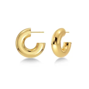 EDBLAD - Chunky creoles S Gold