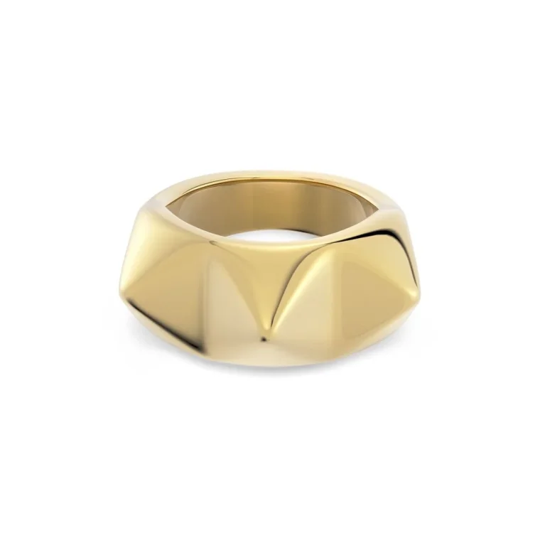 EDBLAD - Peak Rivet Ring Gold