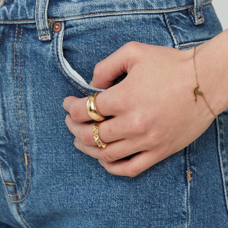 EDBLAD - Peak Ring Single Gold