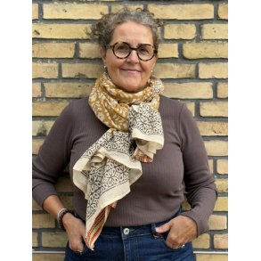 Craft Sisters - Bagru Scarf - 129 - Honey