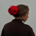 PICO - Giant Satin Rose Claw - Nude
