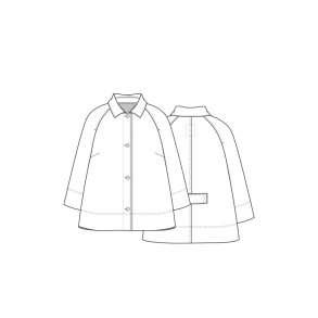 OWN By Basics - 13038 lab  coat blouse - pale artic