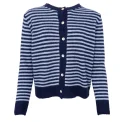 Black Colour - BCDELL striped knit cardigan - Navy