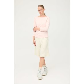 By Basics - 4320 shirt boat neck 3/4 s - rose melange