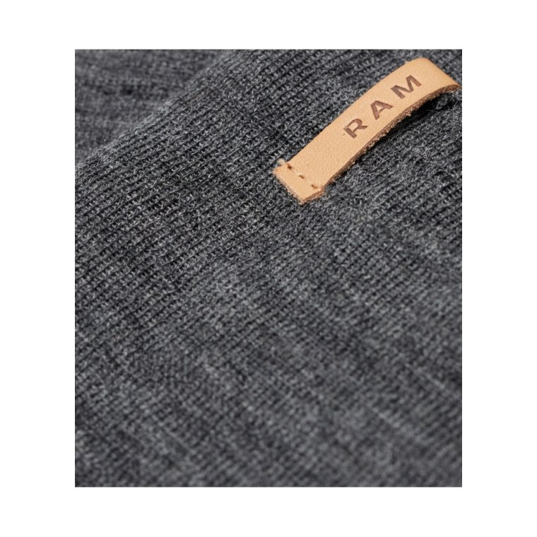 By Basics - 4030 shirt l/s w/collar pannel - Til herrer - anthrasite melange