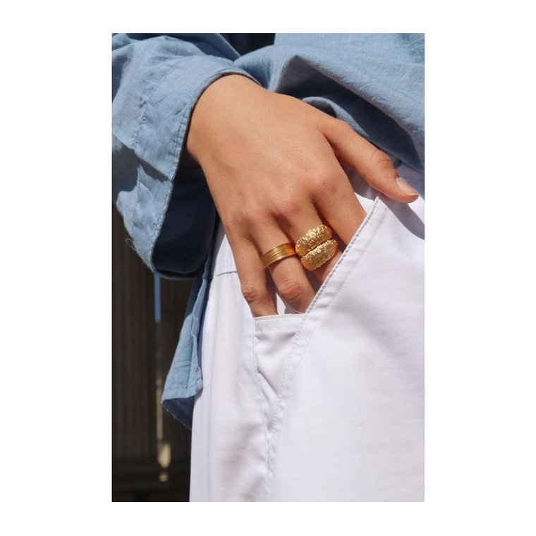 PICO - Olive Ring - forgyldt