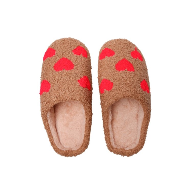 BLACK COLOUR - BCLOVE slippers - Lt. Brown