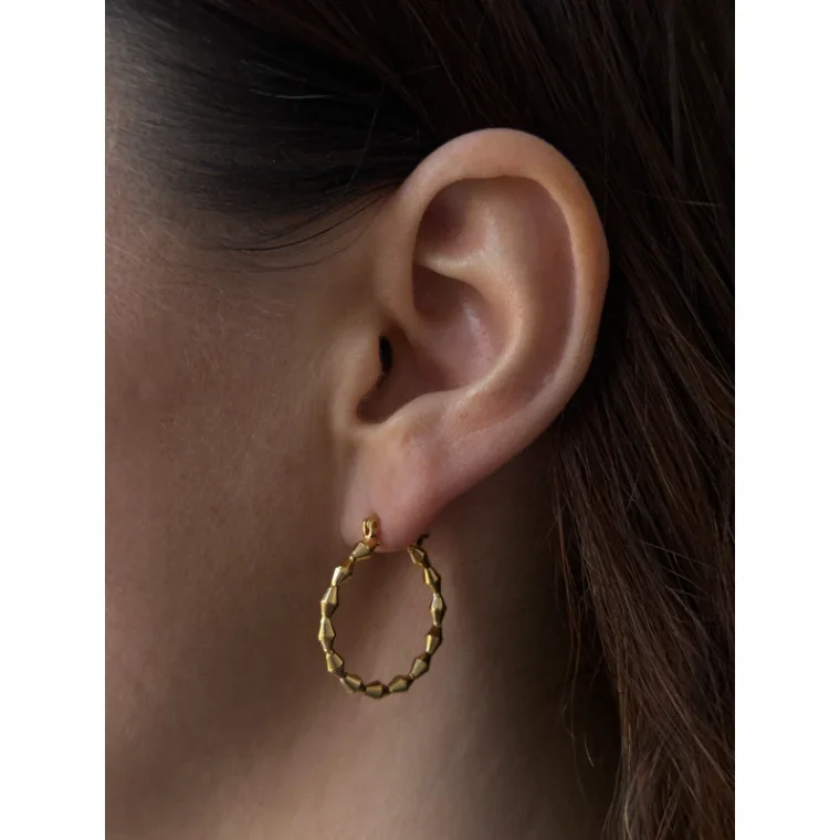 PICO - Nixie Hoops - forgyldt