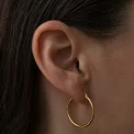 PICO - Basic Large Hoop - Forgyldt