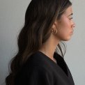 PICO - Elva Crystal Hoops - forgyldt