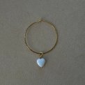PICO - French Mini Heart Pendant - sky - forgyldt