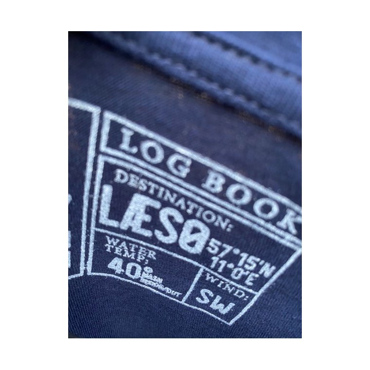 Women T-Shirt m/Ls og anker - navy