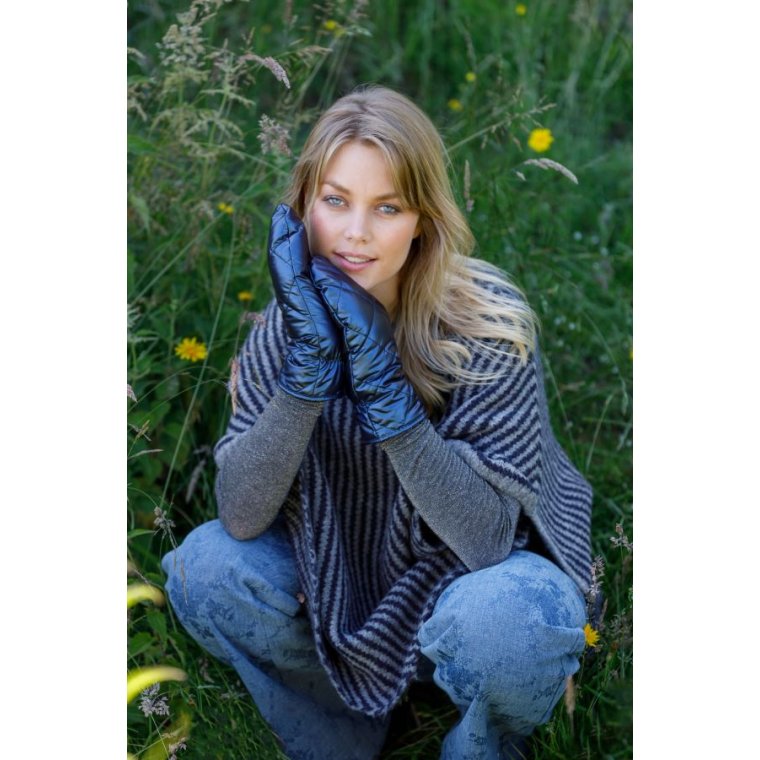 BLACK COLOUR - BCPALOMA quilted mittens - Navy