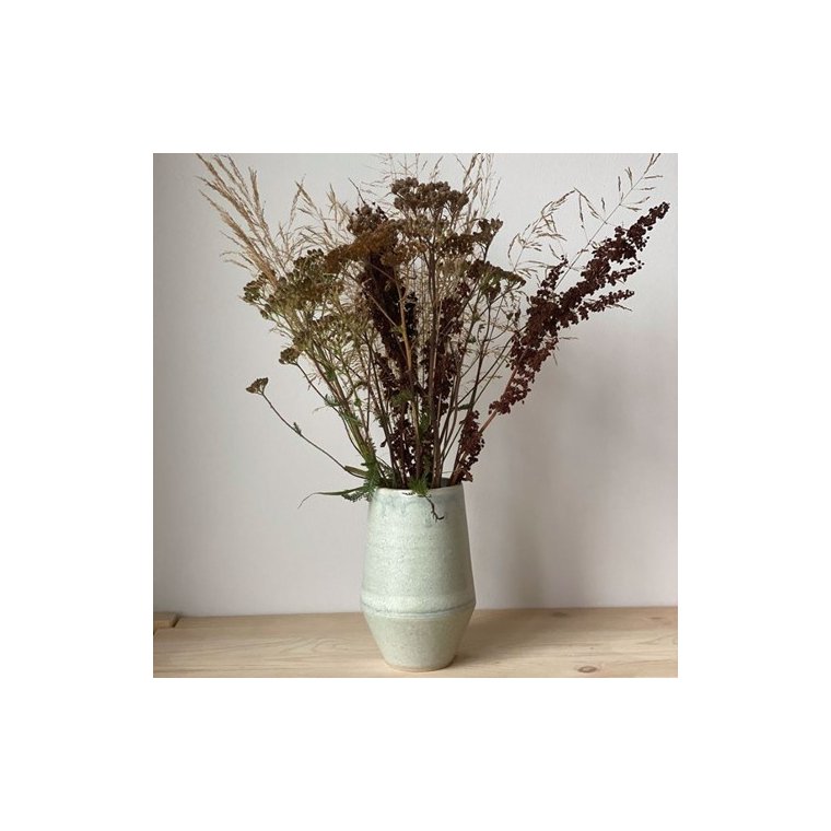 Julie Damhus Studio - ODA GARDEN VASE - MINT - MEDIUM