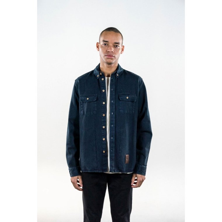 LAKOR - KNOKKEL SHIRT - navy