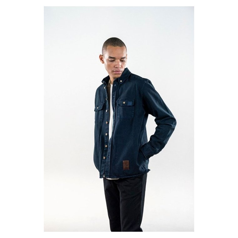 LAKOR - KNOKKEL SHIRT - navy