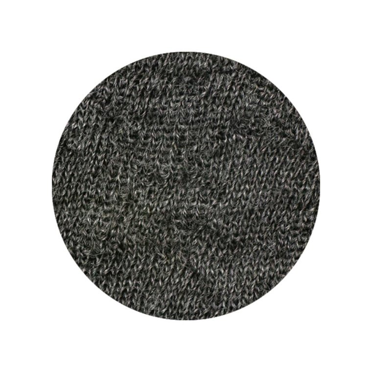 By Basics - 4504 Bubble Wool shirt wide r-neck ls - anthrasite melange