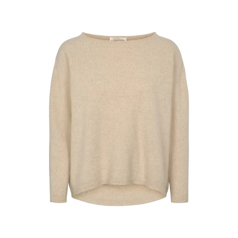 GORRIDSEN - Leda Blouse - wool - Beige Moulin�