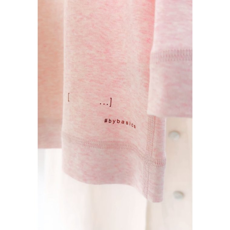 By Basics - 4320 shirt boat neck 3/4 s - rose melange