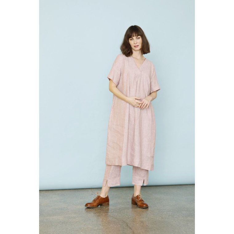 MCVERDI - Rosa hrkjole med kort rme - Mc962c - rose