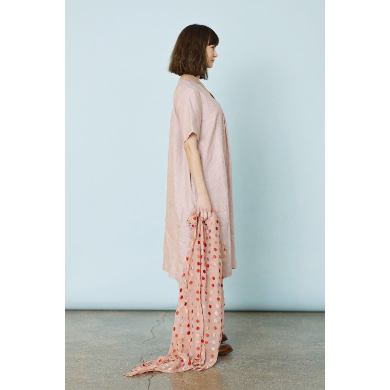 MCVERDI - Rosa hrkjole med kort rme - Mc962c - rose