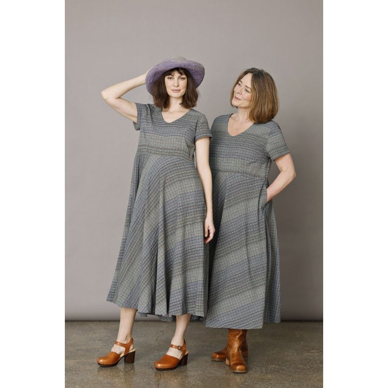 MCVERDI - Feminin kjole i blgr bomuld - Mc965d - blue story