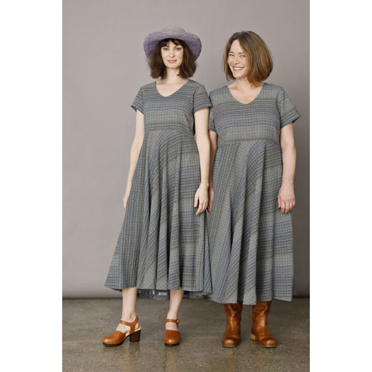 MCVERDI - Feminin kjole i blgr bomuld - Mc965d - blue story