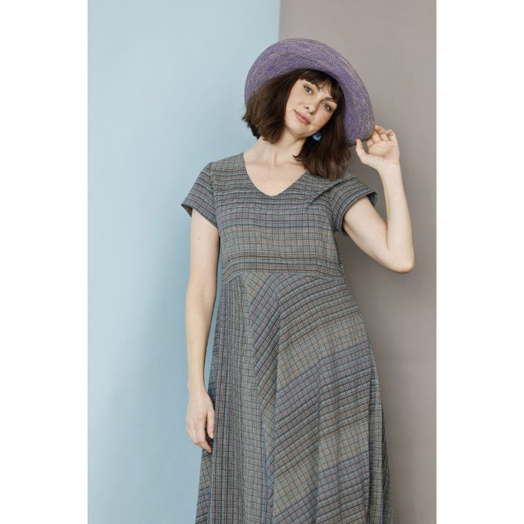 MCVERDI - Feminin kjole i blgr bomuld - Mc965d - blue story