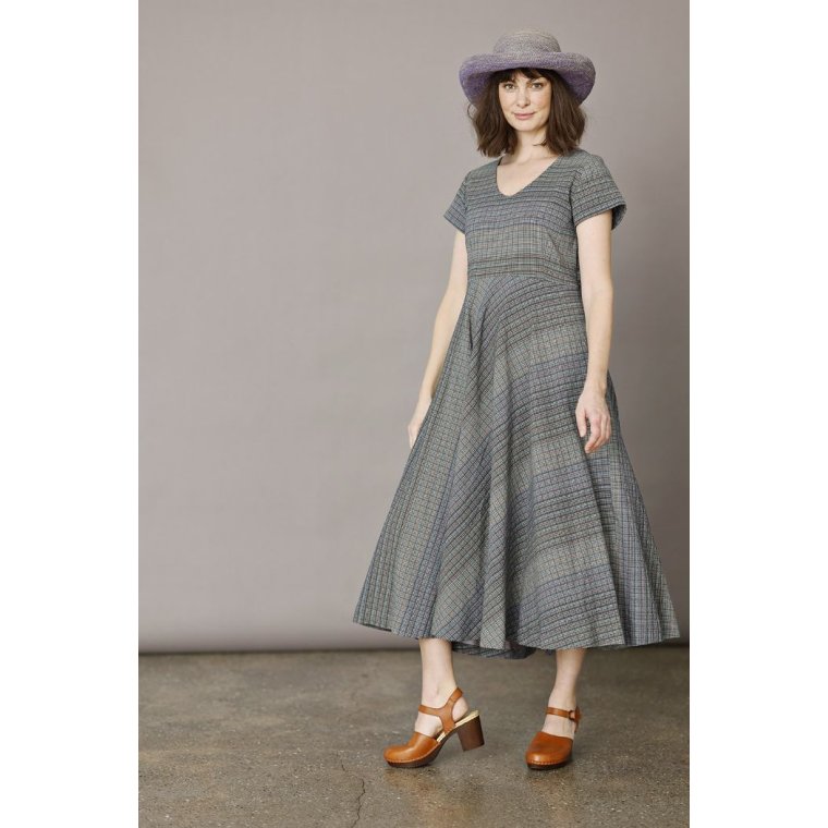 MCVERDI - Feminin kjole i blgr bomuld - Mc965d - blue story