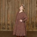 MCVERDI - Tunikakjole med violet kastanje print - Mc991b - purple chestnut