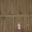MCVERDI - Tunikakjole med violet kastanje print - Mc991b - purple chestnut
