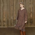 MCVERDI - Tunikakjole med violet kastanje print - Mc991b - purple chestnut