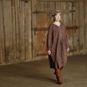 MCVERDI - Tunikakjole med violet kastanje print - Mc991b - purple chestnut