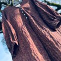 MCVERDI - Tunikakjole med violet kastanje print - Mc991b - purple chestnut