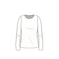 By Basics - 4002 Shirt R-Neck L/S - earth melange