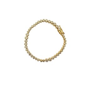 PICO - Elva Crystal Bracelet - forgyldt