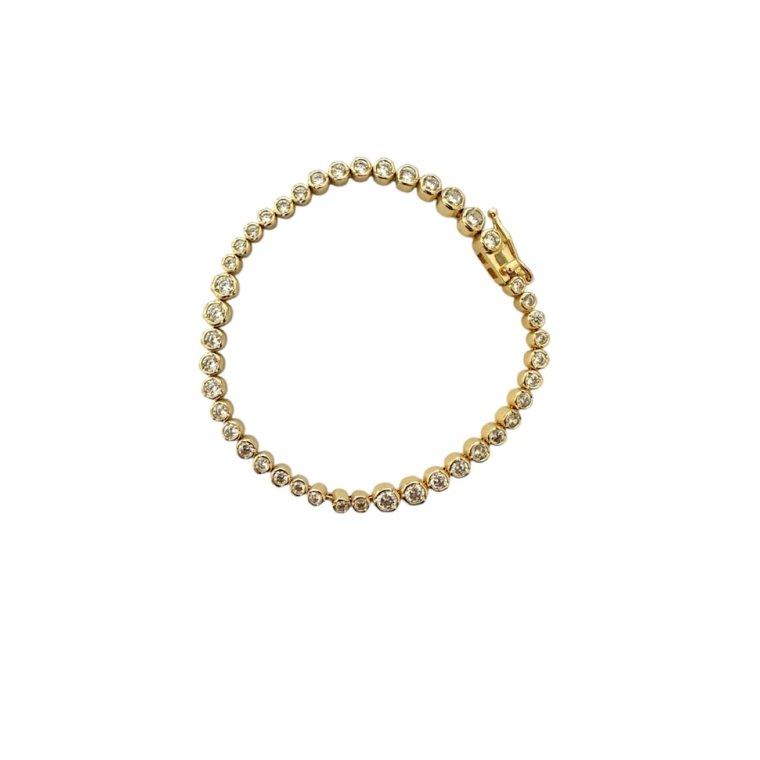 PICO - Elva Crystal Bracelet - forgyldt