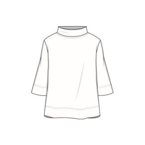 OWN By Basics - 11001 - blouse w/collar 3/4 s - capers